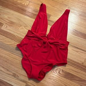 aerie plunge one piece swimsuit